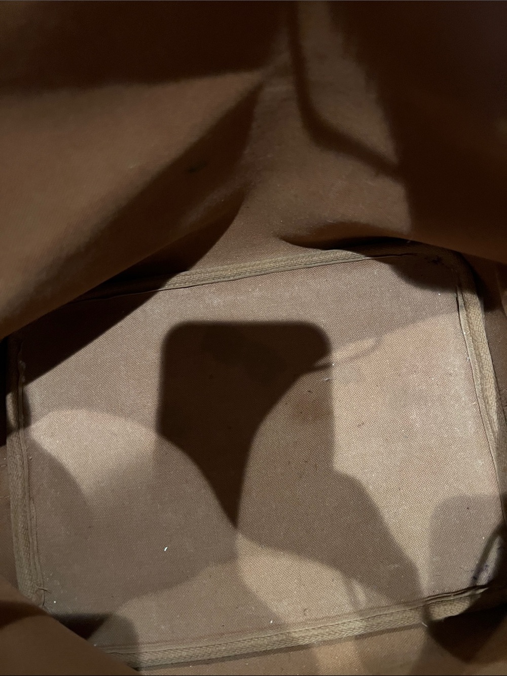 Louis Vuitton Monogram Canvas Drawstring Tote in Brown - Picture 13 of 14